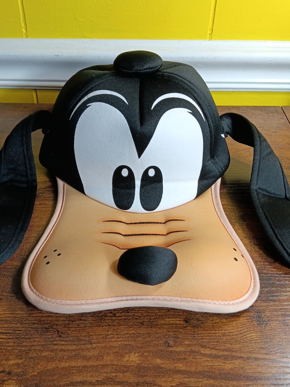Disney Parka Goofy Hat Adult OS Black Floppy Ears Authentic Original Cap